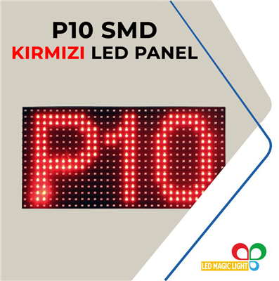 P10 SMD Kırmızı Led Panel