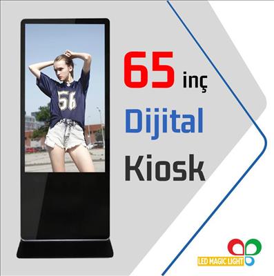 65 inç Dijital Kiosk – Dokunmatik Totem Ekranlar