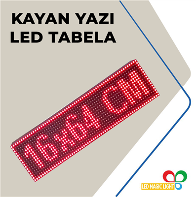 Kayan Yazı Led Tabela