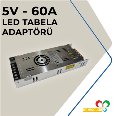 5 Volt 60 Amper Led Tabela Adaptörü