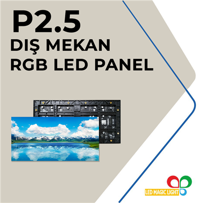 P2.5 Dış Mekan RGB Led Panel