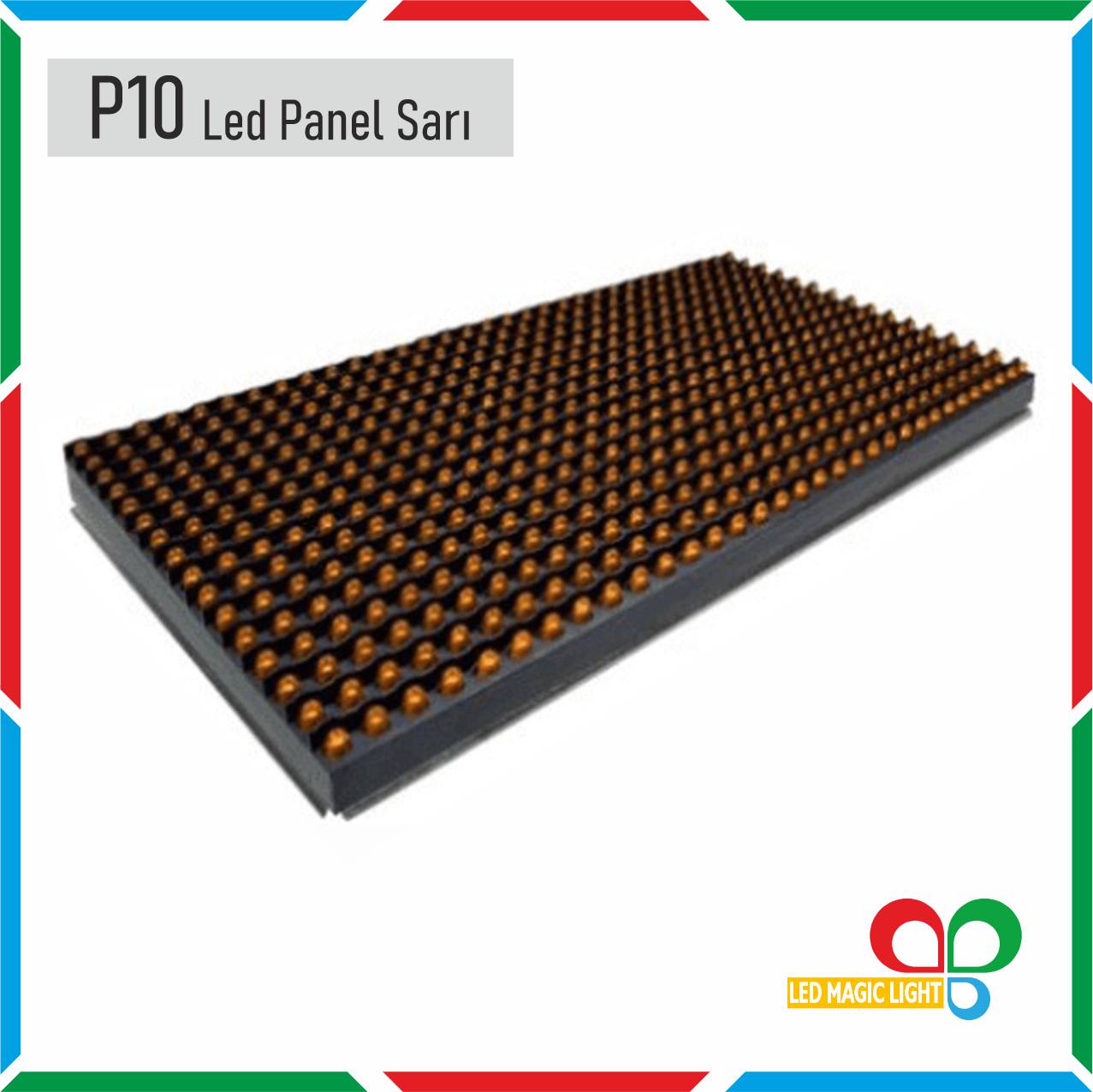 P10 Sarı Led Panel